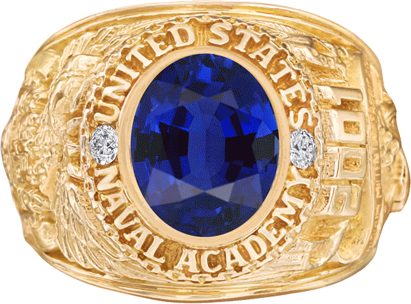USNA Class Rings by Zachary's Jewelers USNA Class Ring Stones, Clusters and Plugs by Zachary's Jewelers