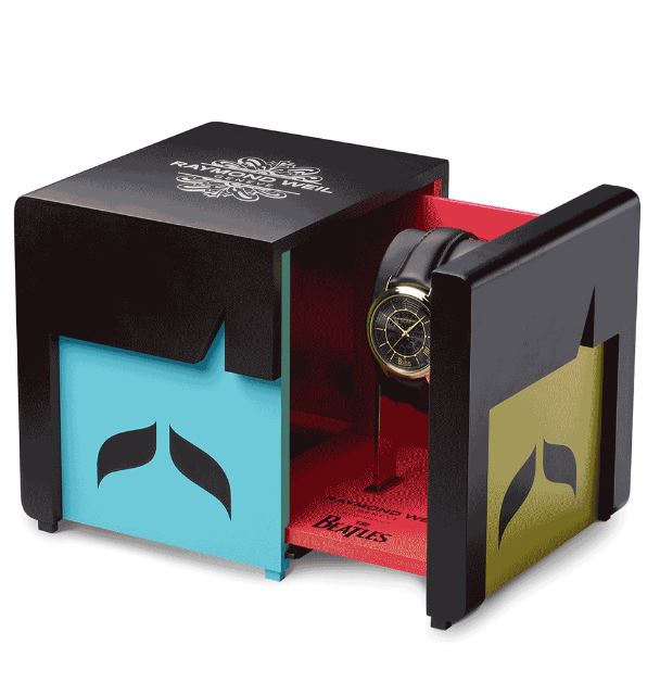 39.5mm Beatles Maestro Watch with Leather Strap