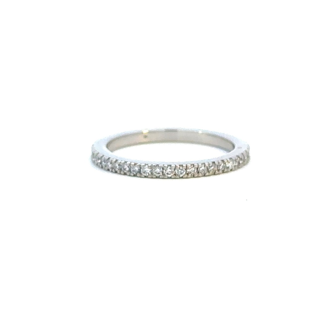Platinum Eternity Band With (42) Round Diamonds Weighing 0.30cttw