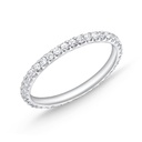 Platinum Odessa Eternity Band With (40) Round Diamonds Weighing 0.52cttw