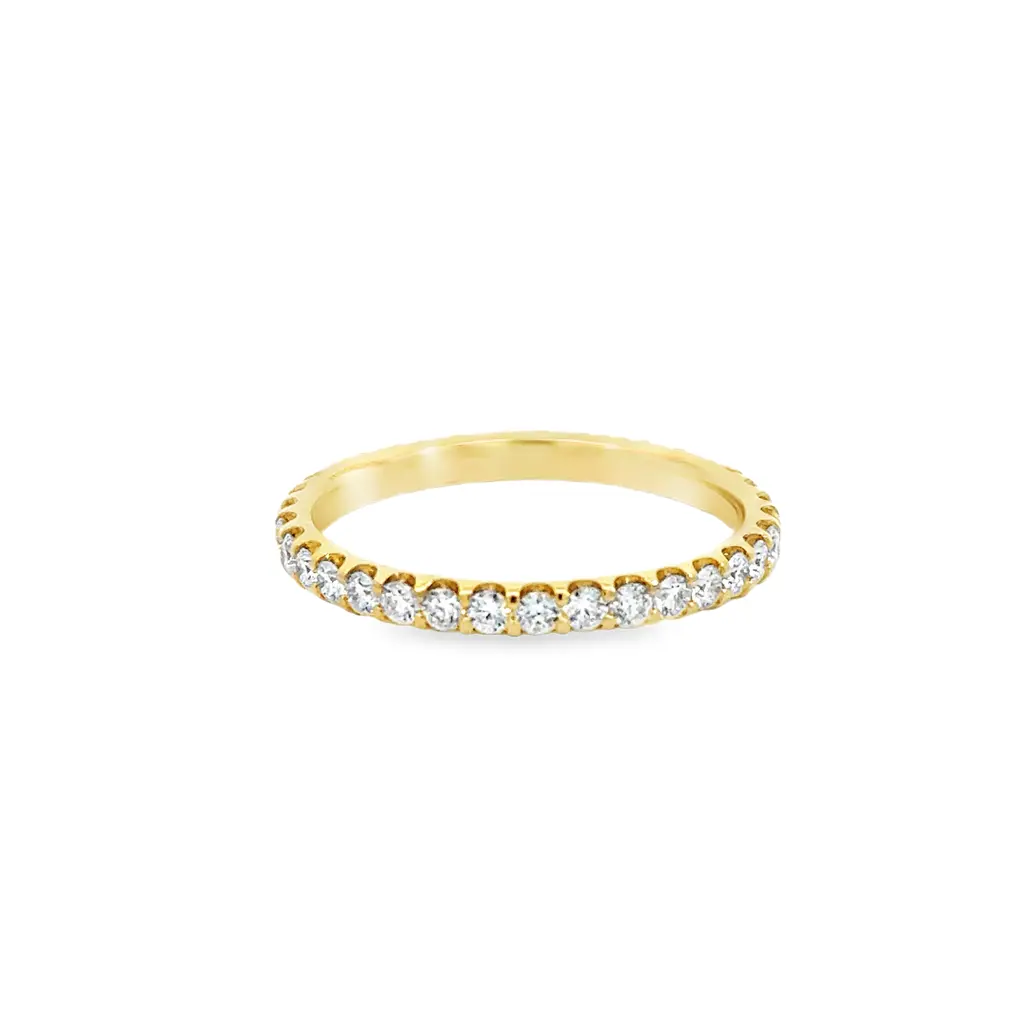 Odessa Eternity Band With (34) Round Diamonds Weighing 0.74cttw In 18Kt Yellow Gold