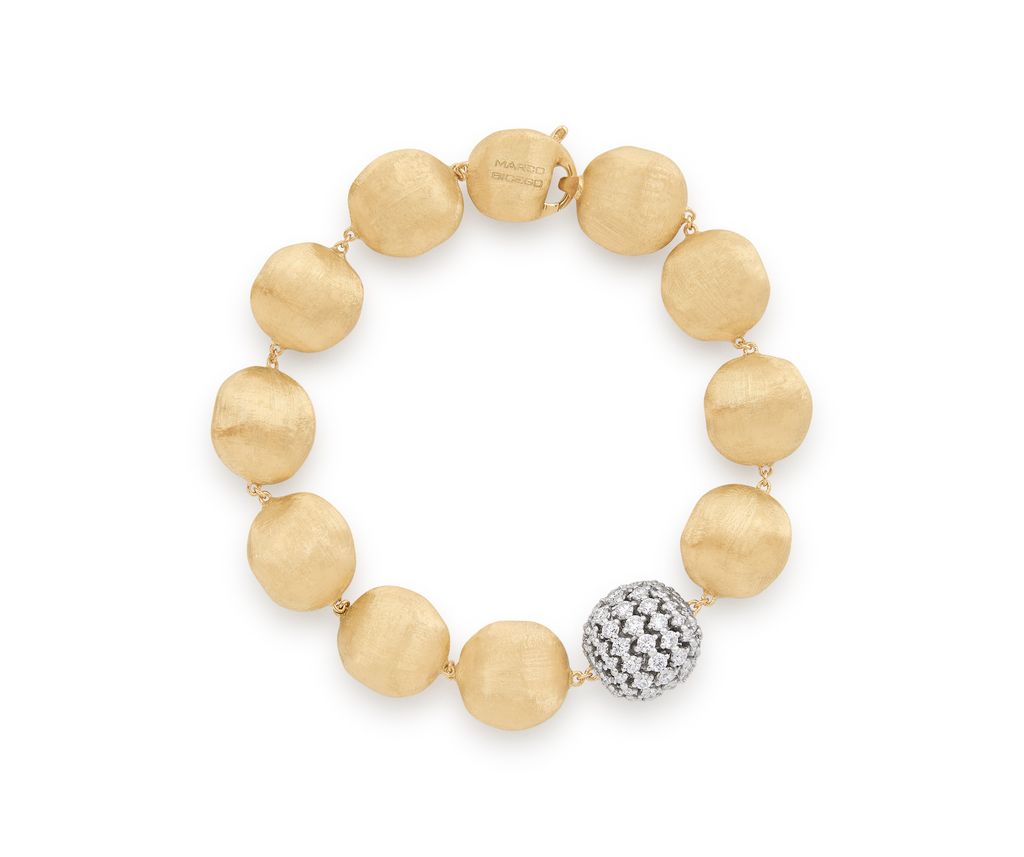 Africa Alta Bracelet With Round Diamonds Weighing 2.32cttw In 18Kt Yellow And White Gold