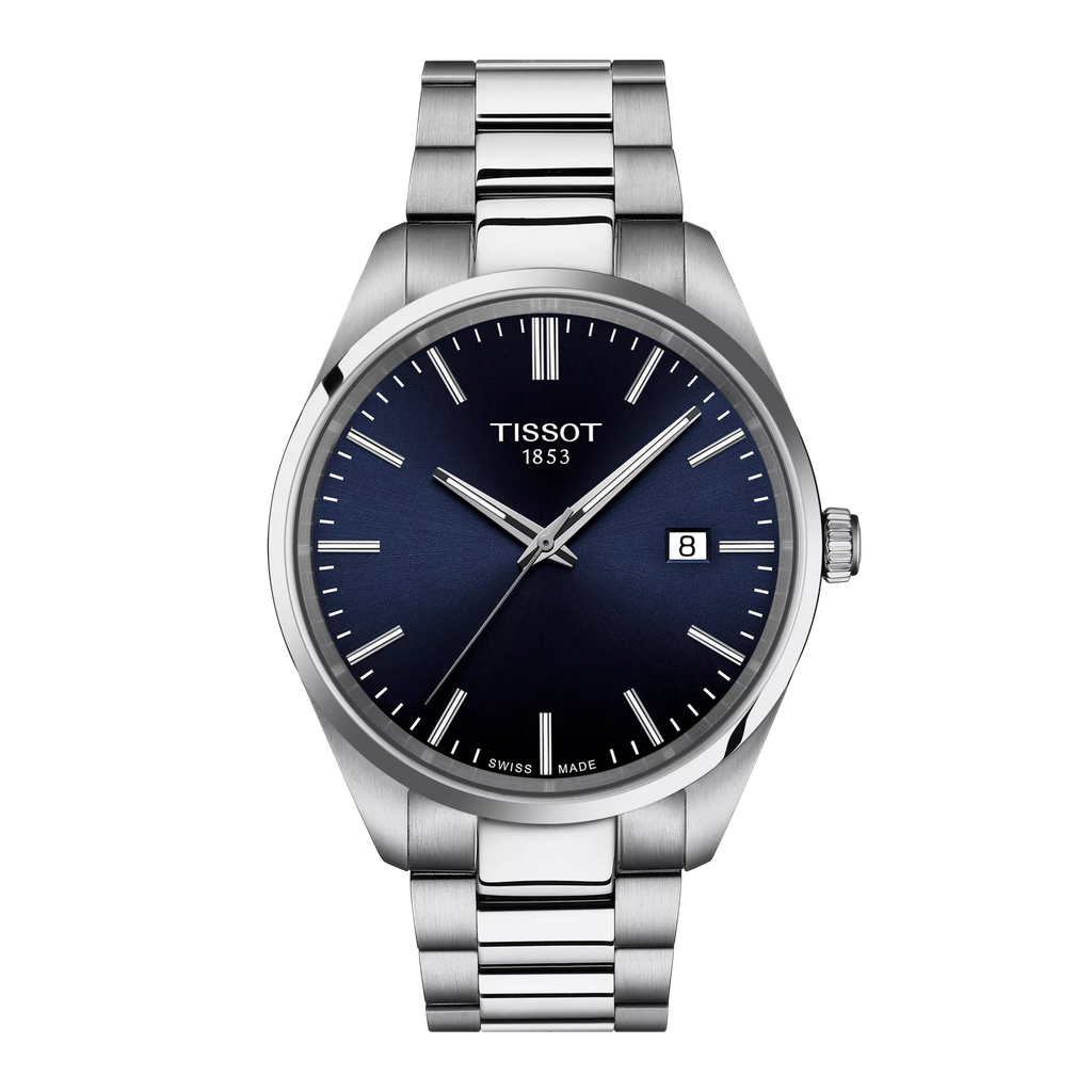 40mm PR 100 Blue Dial Quartz Movement Watch With A Stainless Steel Strap