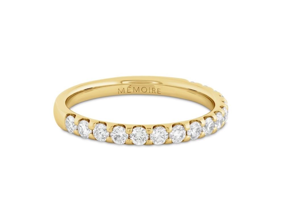 [EROD28365008Y72000] 18Kt Yellow Gold Odessa Band With (16) Round Diamonds Weighing 0.55cttw