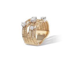 18Kt Two Toned Marrakech Diamond Ring 0.47cttw Sz7