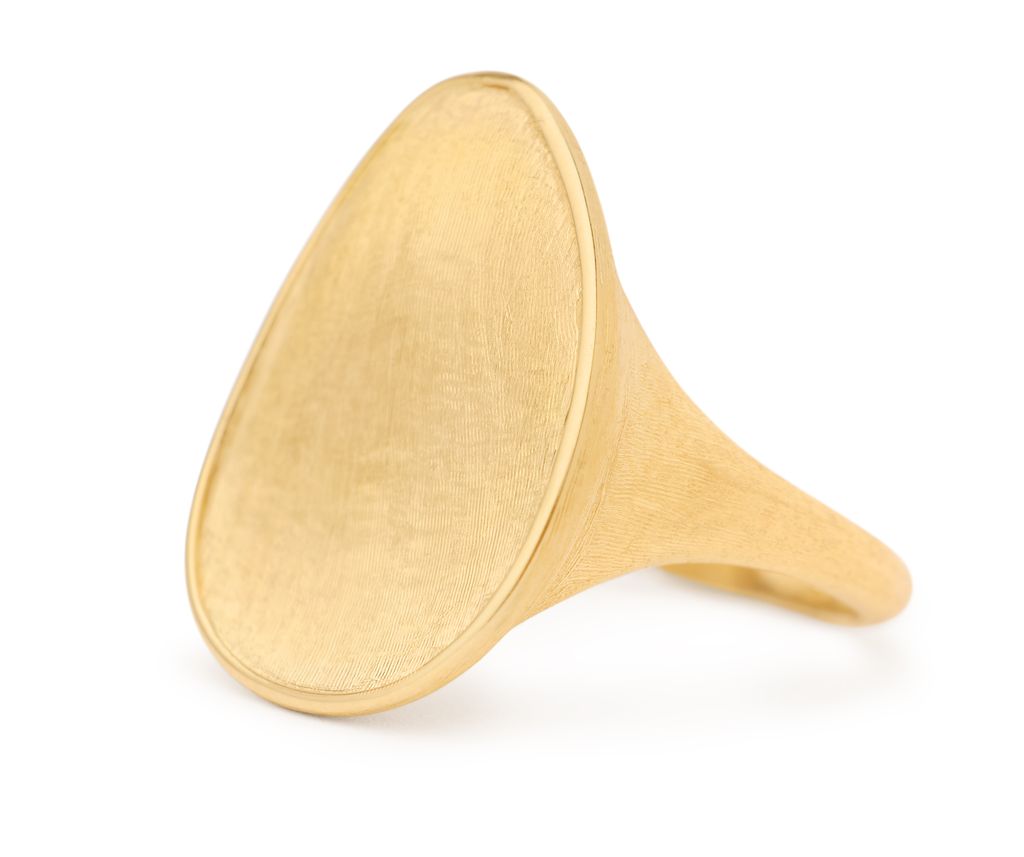 18Kt Yellow Gold Lunaria Station Ring Sz7