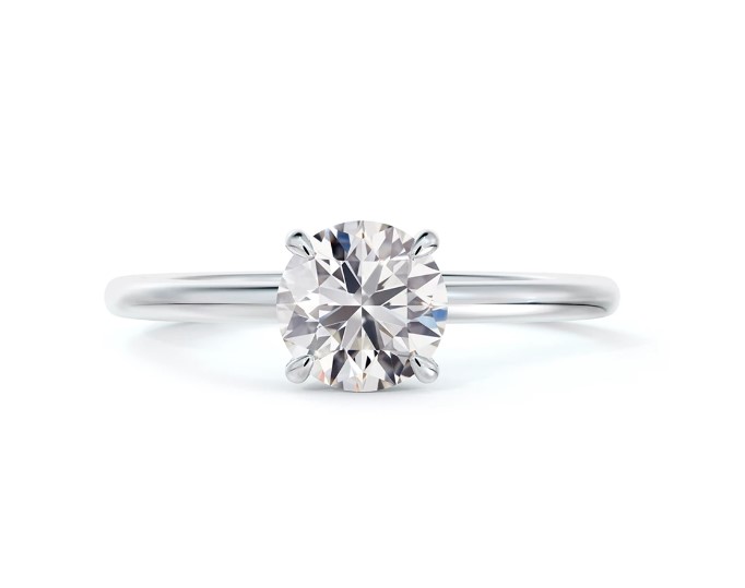 De Beers Forevermark Diamond Delicate Solitaire Engagement Ring 1.06cttw FM1765917