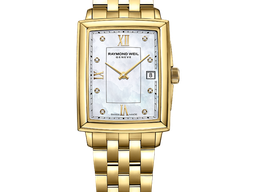 [5925-P-00995] 25mm White Dial Watch with Stainless Steel Strap