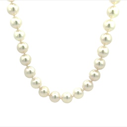[8ST-R271] 7.50-8.00mm Cultured Pearl Strand Necklace