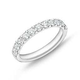 [EROD2056500PT72000] Platinum Odessa Band With Round Diamonds Weighing 0.78cttw