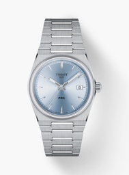 [T137.210.11.351.00] 35mm Blue Dial Watch With A Stainless Steel Strap
