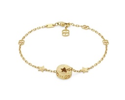 [YBA729370001016] Yellow Gold GG Icon Star Bracelet