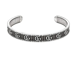 [YBA551903001019] Marmont Striped Cuff Bracelet