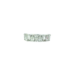 [B0.15-9PS-1] Platinum Alternating Direction Band With 9 Pear Shaped Diamonds Weighing 1.33cttw
