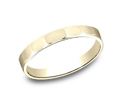 [7202514KY06.5] 14Kt Yellow Gold 2mm Indented Stackable Band Sz6.5