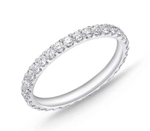 [EROD2276500PT72000] Platinum Odessa Eternity Band With (34) Round Diamonds Weighing 0.80cttw