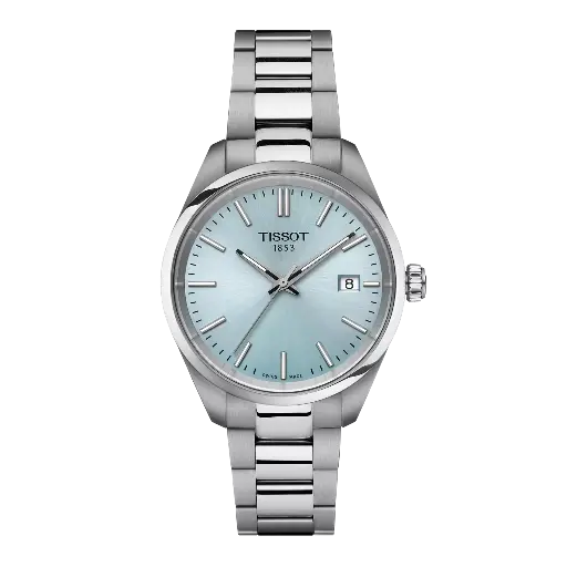 [T150.210.11.351.00] Tissot PR 100 34mm Blue Dial Quartz Watch With A Stainless Steel Strap