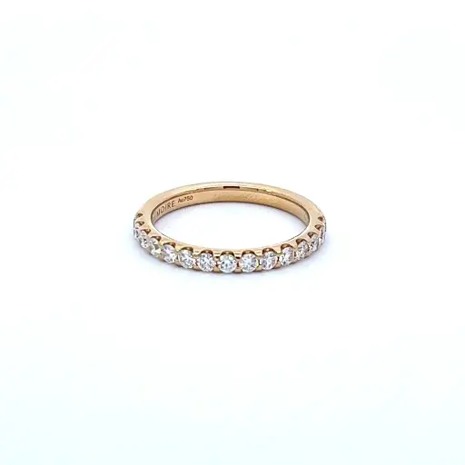 [EROD20465008Y72000] 18Kt Yellow Gold Odessa Band With (16) Round Diamonds Weighing 0.50cttw