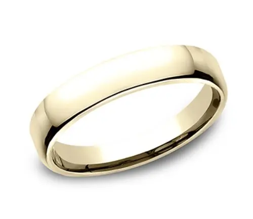 [EUCF14514KY06.5] 14Kt Yellow Gold 4.5mm Euro Comfort Fit Band Sz6.5