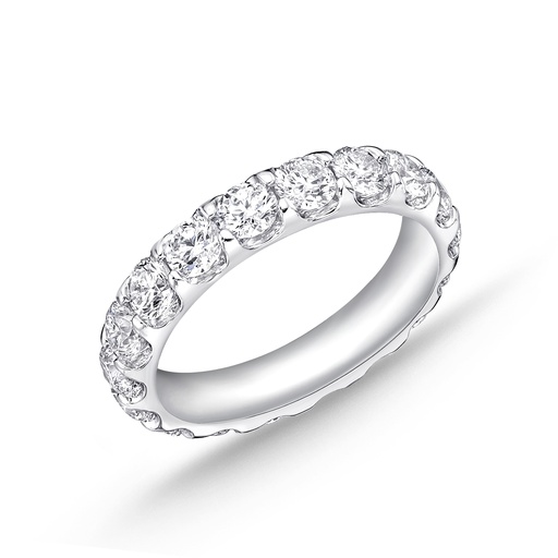 [EROD2646500PT72000] Odessa Eternity Band With (18) Round Diamonds Weighing 3.18cttw In Platinum 