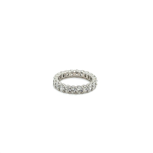 [B0.15OVETNS-PT-2] Eternity Band With (23) Oval Diamonds Weighing 3.06cttw In Platinum