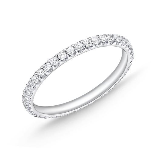 [EROD2168000PT72000] Platinum Odessa Eternity Band With (41) Round Diamonds Weighing 0.52cttw