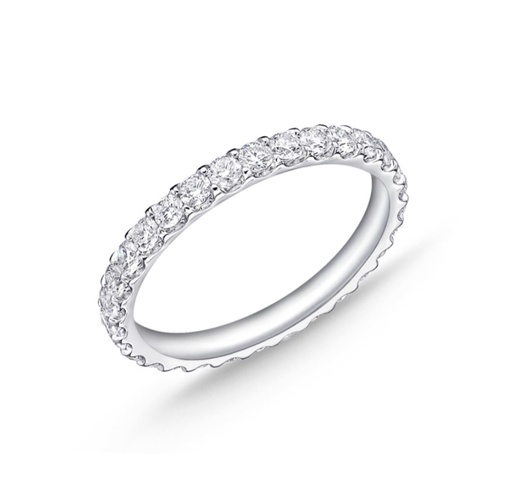 [EROD2366500PT72000] Platinum Odessa Eternity Band With 30 Round Diamonds Weighing 1.05cttw