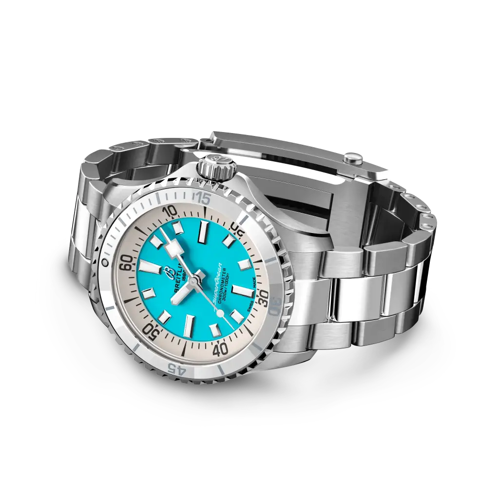Breitling Superocean Automatic 36 Blue Dial Stainless Steel Breitling Superocean Automatic 36 Blue Dial Stainless Steel
