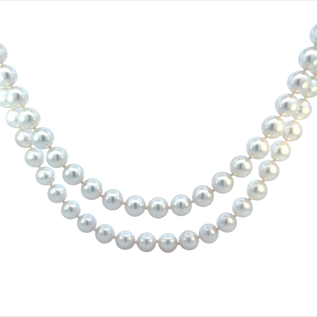 Endless 8.5m8mm Cultured Pearl Necklace 35"
