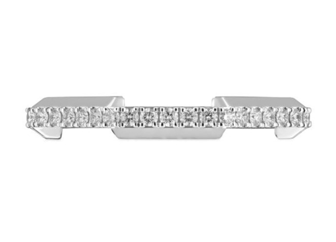 White Gold Diamond Link To Love Band 0.16ct