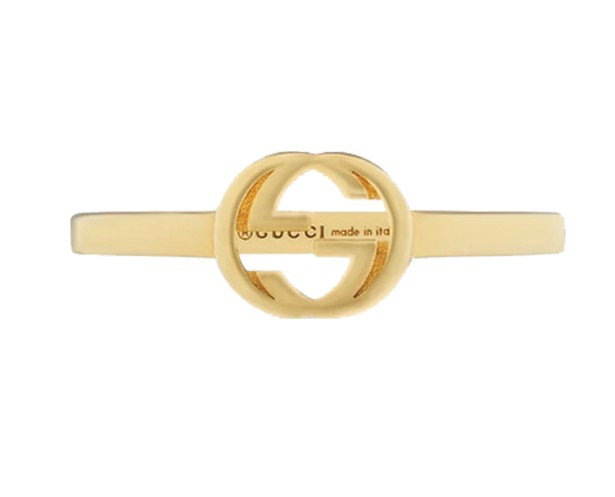 Yellow Gold Interlocking GG Ring
