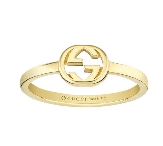 Yellow Gold Interlocking GG Ring