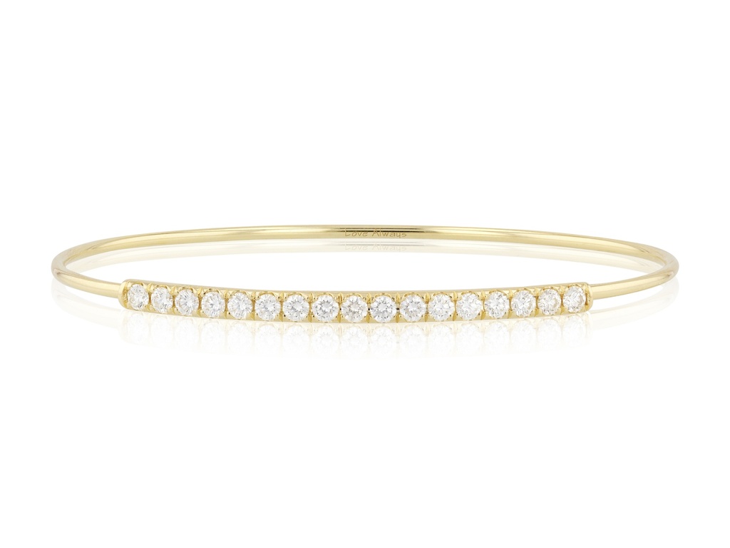 Yellow Gold Love Always Diamond Bracelet 0.99ct