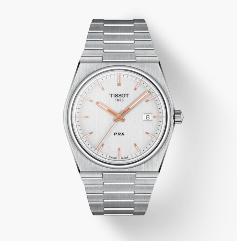 [T137.410.11.031.00] 40mm Silver Dial Watch With A Stainless Steel Strap