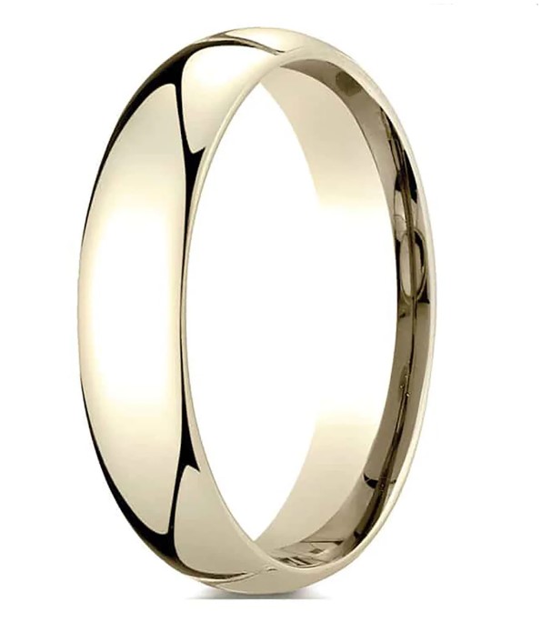 Yellow Gold 5mm Light Comfort Fit Band