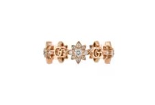 Rose Gold Diamond Flora Ring 0.51cttw