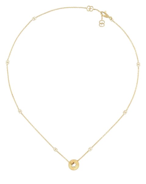 [YBB72936300100U] Yellow Gold Gucci Icon Necklace