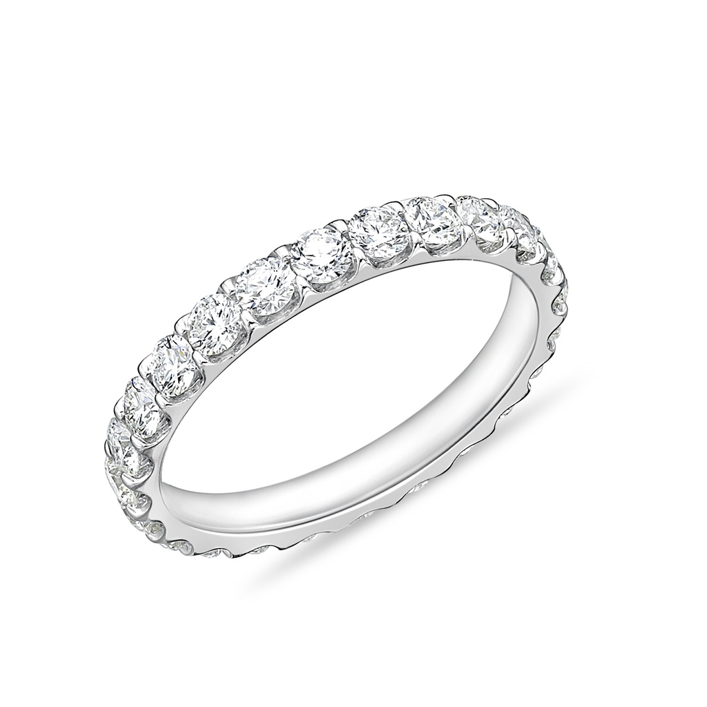 [EROD2476500PT72000] Platinum Odessa Eternity Band With Round Diamonds Weighing 1.50cttw