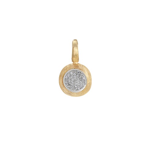 18Kt Yellow Gold Jaipur Pendant With Round Diamonds Weighing 0.25cttw