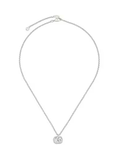 Sterling Silver Marmont GG Pendant Necklace