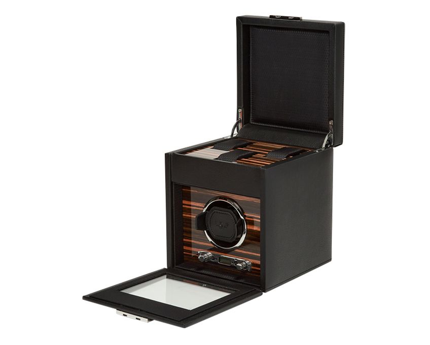 Roadster Single Watch Winder with Storage