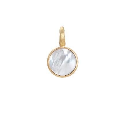 18Kt Yellow Gold Jaipur Pendant With Mother Of Pearl