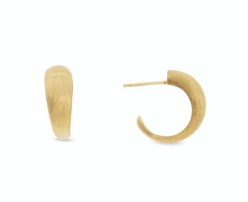 18Kt Yellow Gold Lucia Small Hoop Earrings