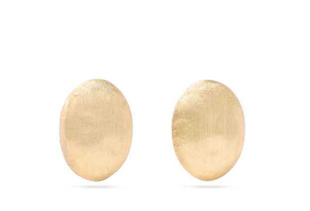 18Kt Yellow Gold Siviglia Bead Stud Earrings