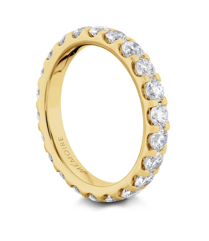 18Kt Yellow Gold Odessa Eternity Band With (22) Round Diamonds Weighing 2.15cttw