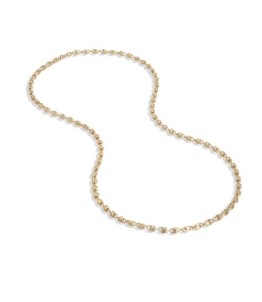 18Kt Yellow Gold Lucia Link Long Necklace 47.25"