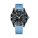 Breitling Endurance Pro 44 Black Dial Blue Rubber Band