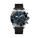 Breitling Superocean Heritage B01 Chronograph 44 Blue Dial Mesh Rubber Band