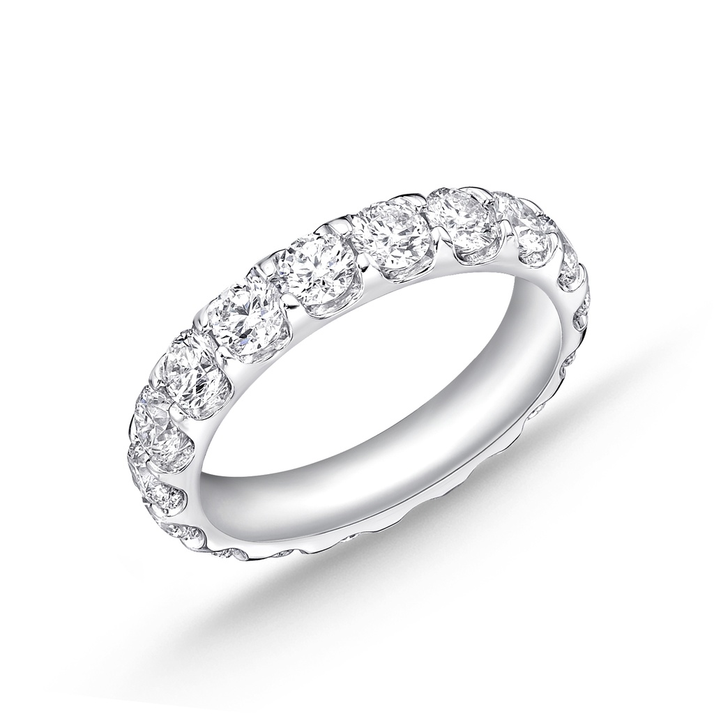 Odessa Eternity Band With (18) Round Diamonds Weighing 3.18cttw In Platinum