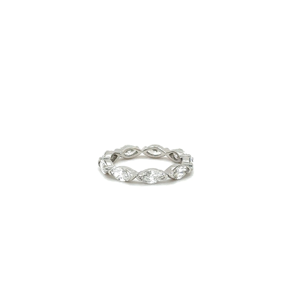 Eternity Band With (9) Marquise Diamonds Weighing 2.12cttw In Platinum